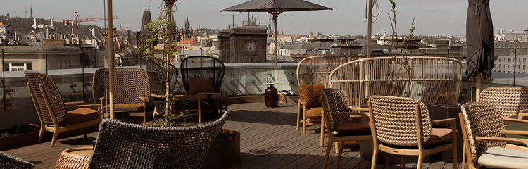 Design Hotel Prag The Cloud One Altstadt Dachterrasse